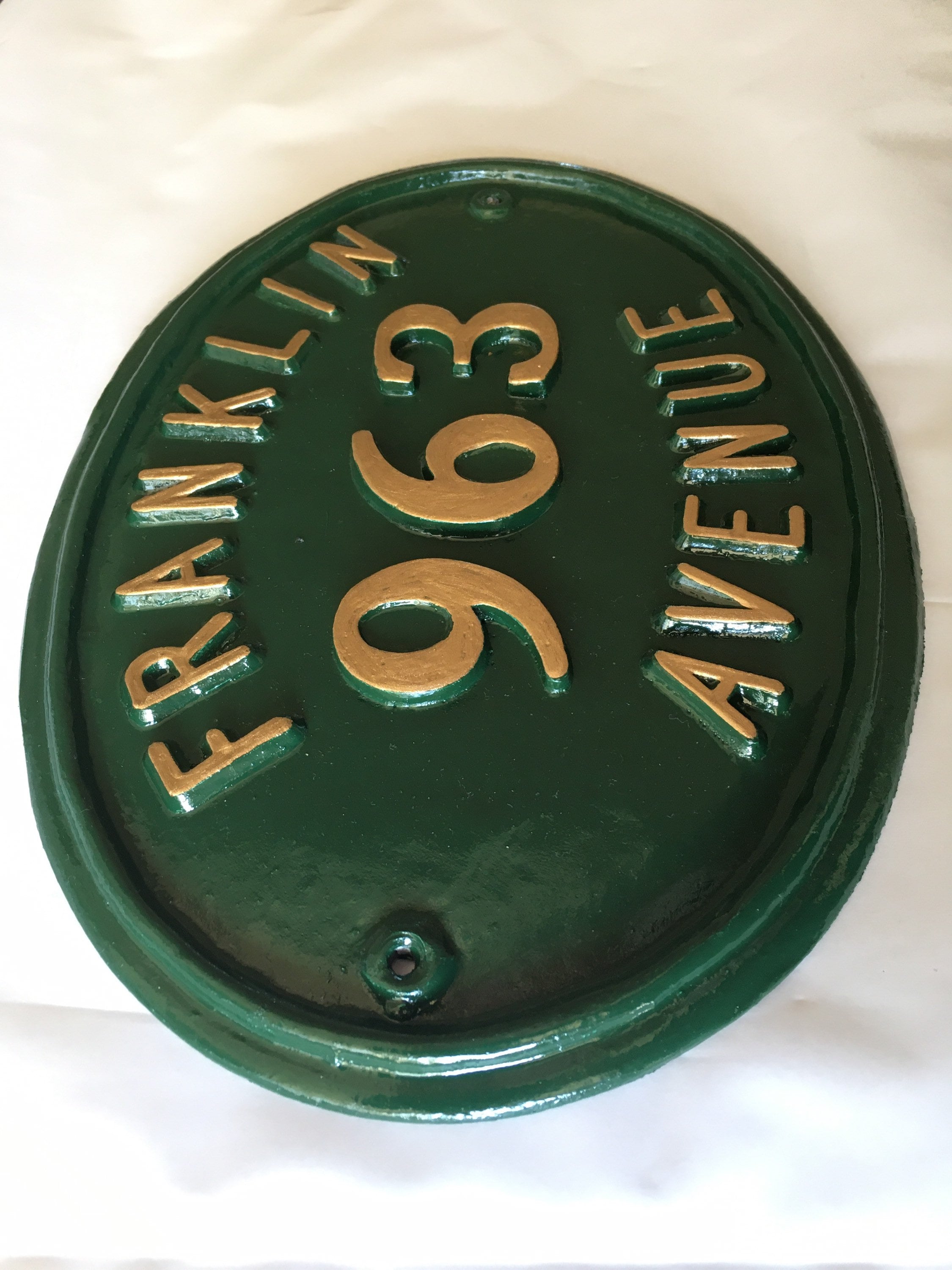 Colonial Style House Numbers Personalized House Number Etsy