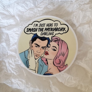 Smash The Patriarchy Retro Sticker