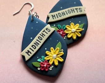 Midnights Era Earrings | Taylor Swift Eras Tour | Polymer Clay Dangles