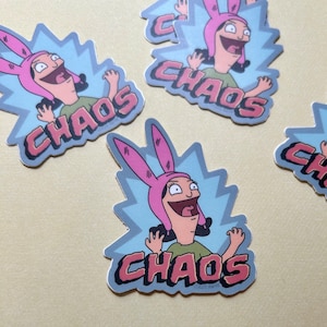 Louise Belcher Chaos Sticker | Bob’s Burgers Funny Vinyl Decal