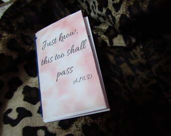 This Too Shall Pass Mini Zine
