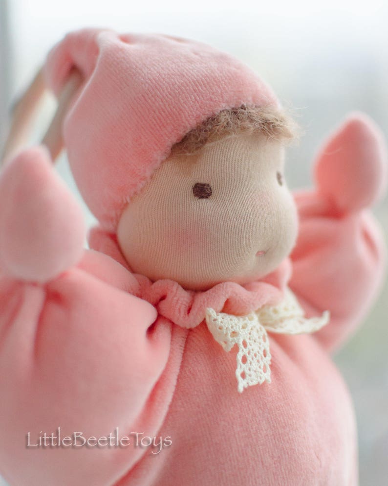 Waldorf Butterfly Doll 10 Waldorf Toy Comforter Gift for Newborn First