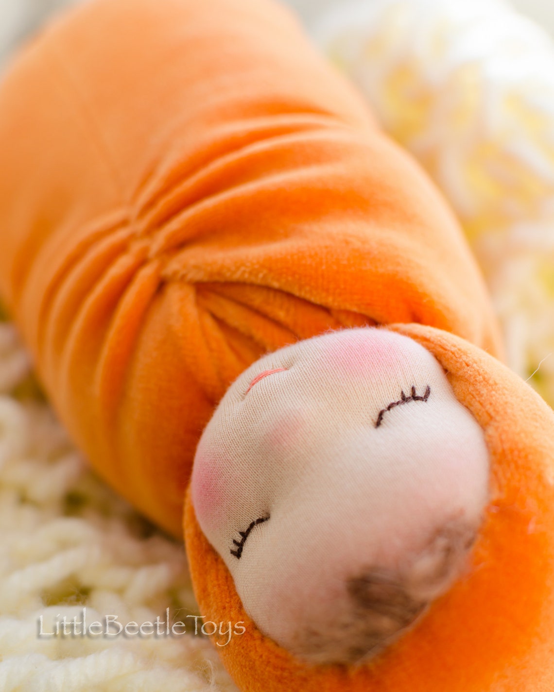 Waldorf Doll for Sleep Sleepy Baby Doll 11 Bedtime Doll Etsy