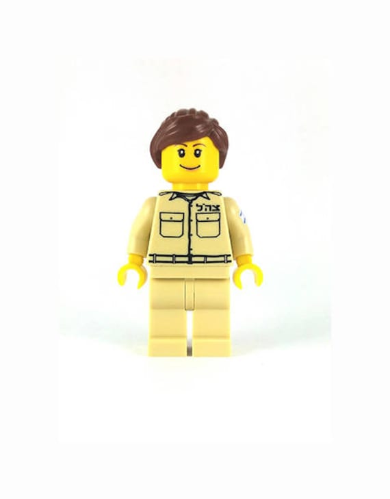 Femmina IDF Mini-Figure Air-Force Realizzato con LEGO® mattone