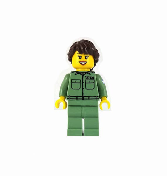 Custom LEGO® Navy Female IDF Mini-Figure 