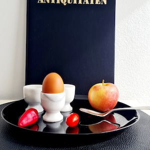 MARMOR Eierbecher 3er Set vintage stilvoll Frühstücken Deko Aufbewahrung Kleinteile Ringe Ohrringe Setpreis