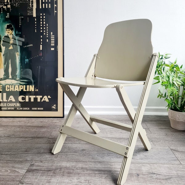 US American Seating Company Klappstuhl Branding Bauhaus WALTER NORDMARK Vintage Stuhl Design Sitzmöbel Küche Loft Schreibtisch Homeoffice