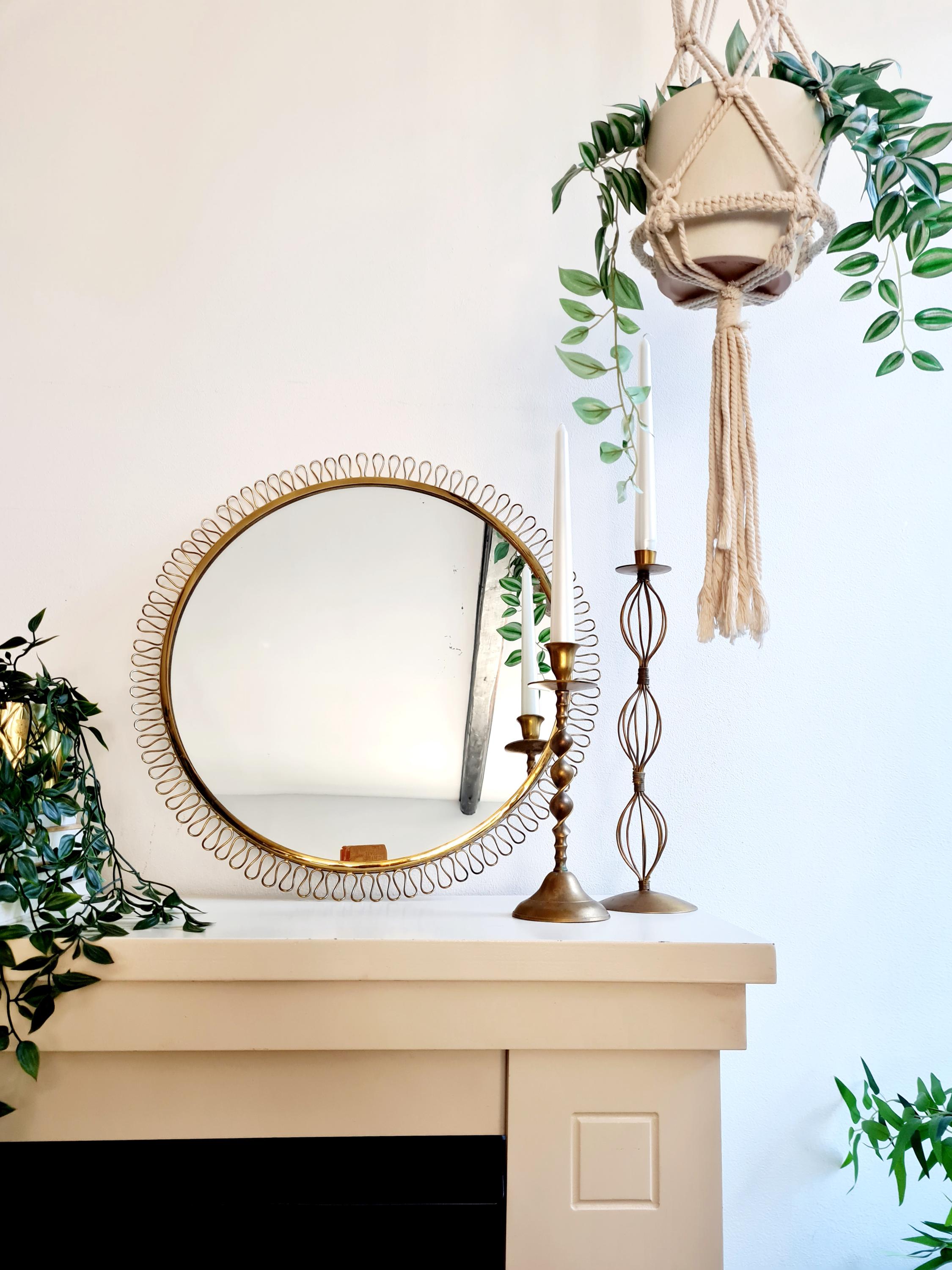 Vintage Swedish Mirror - Etsy