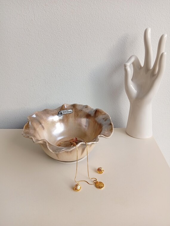 WALTER GERHARDS Exklusive Dekor Keramik Vintage Schale Glanz Glasur  Perlmutt Optik Schmuck Bonbons Aufbewahrung Kleinteile - Etsy