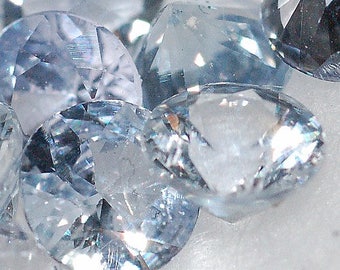 3.5 mm, Blue Sapphire-round