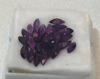 5 x 2.5mm, Purple Amethyst-Marquis