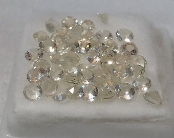 3 mm, Pale Yellow Beryl Round