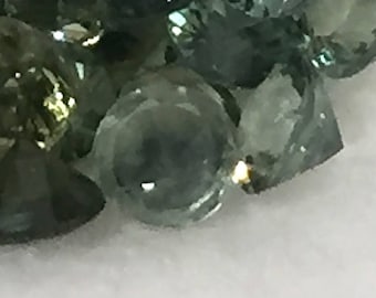 2.5 mm,Thai Green Sapphire-Round