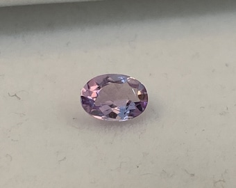 6 x 4mm,  Pink Rose de France oval