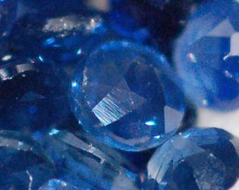 1.5 mm, Blue Sapphire-Round