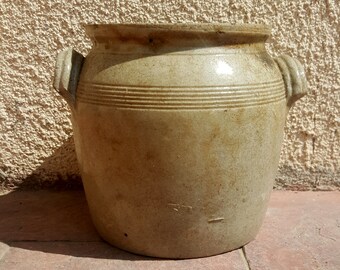 Clay Pipkin With Two Handles/ Honeypot/Flowerpot/ Cruse
