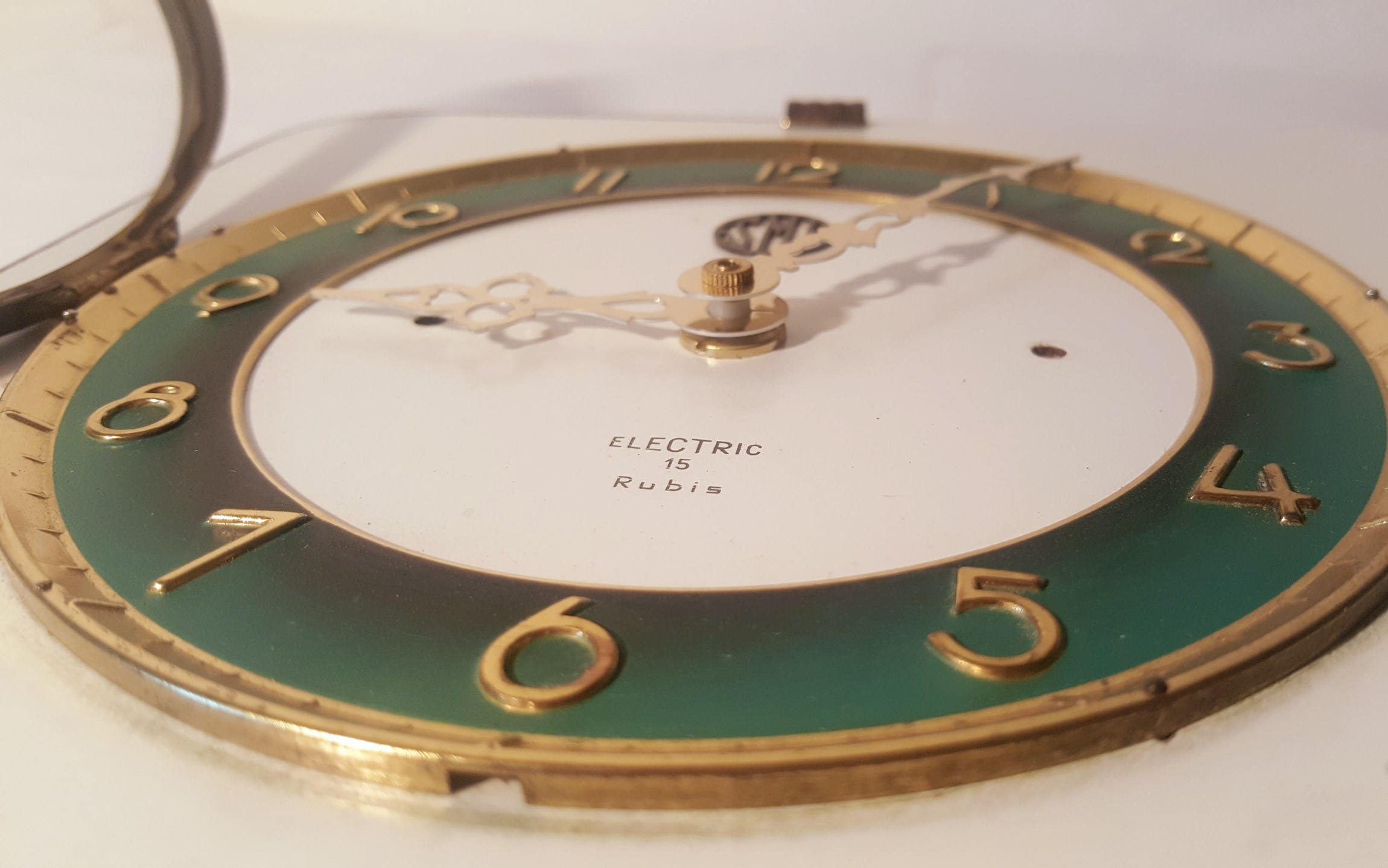Vintage Wall Clock Smi Electric 15 Rubis