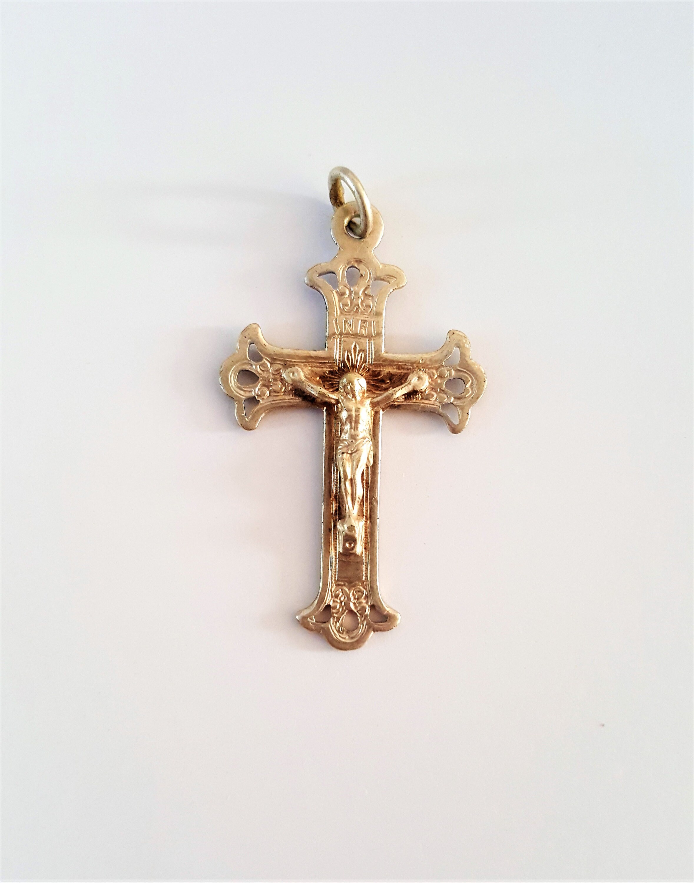 Vintage Silver Cross/Crucified