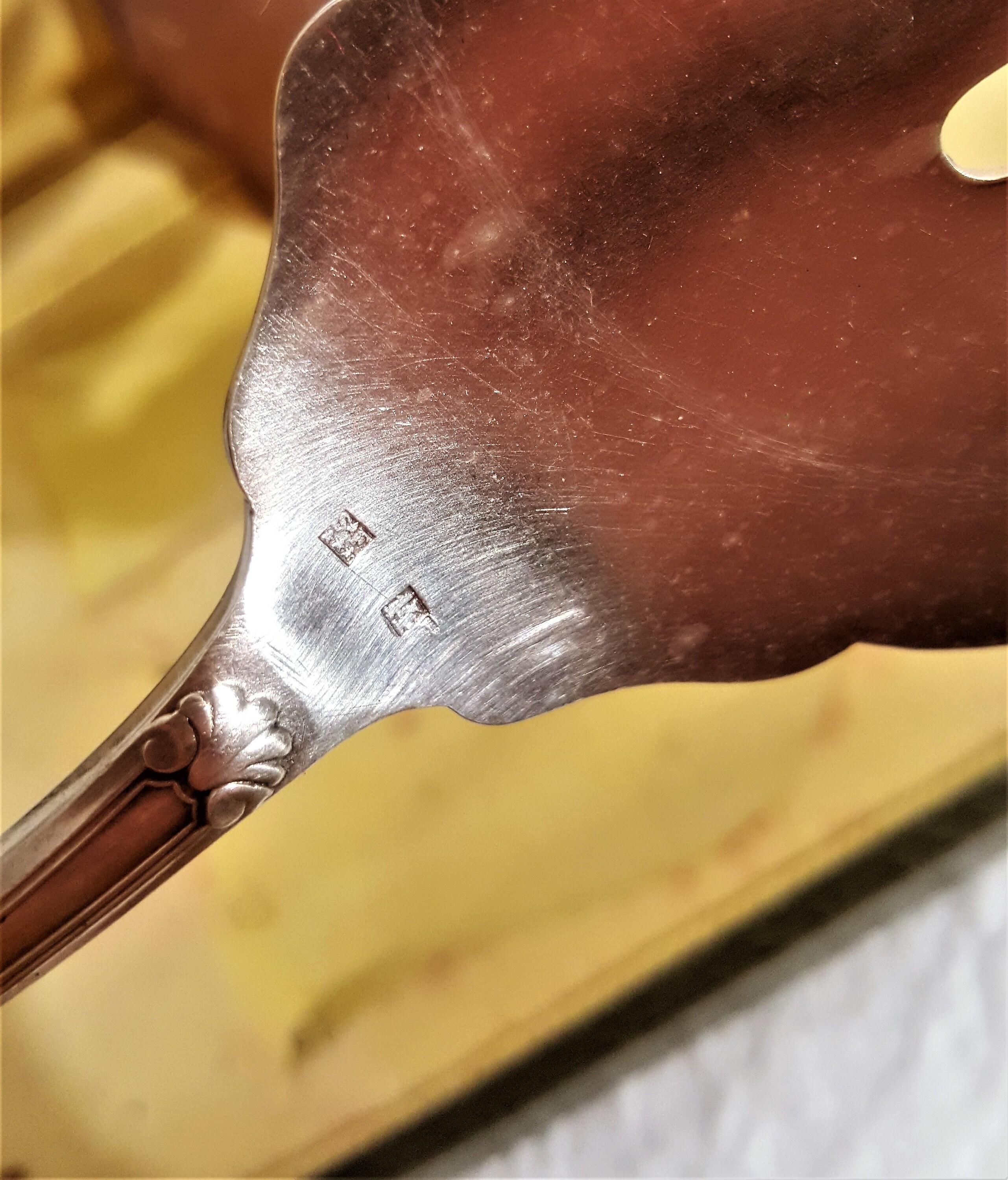 French Antique Fish Server Silver Knife and Fork / Felix Etsy