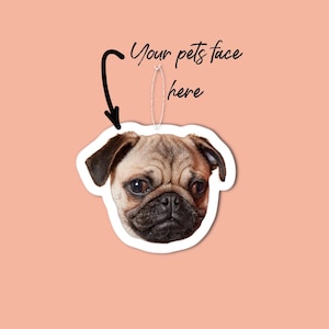 Personalised Dog Air Freshie || Car Air Freshener || Personalised Cat Car Freshie || Custom Pet Car Freshener || Pet Parent Gifts