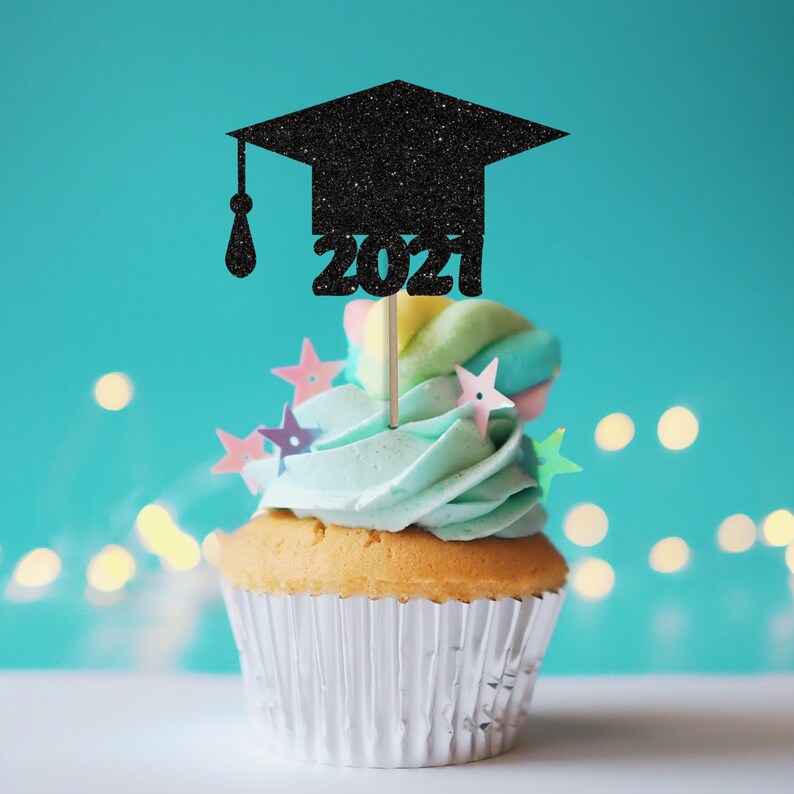 Download Graduation Party Grad Glitter Toppers Grad Cap Cupcake Picks Graduation 2020 Graduation Cupcake Toppers Grad Celebration Cake Toppers Picks Paper Party Supplies Advancedrealty Com