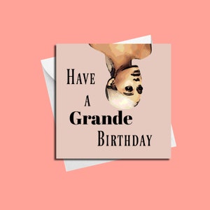 Grande Geburtstagskarte || Haben Sie einen großartigen Geburtstag || Quadratische Geburtstagskarte || Blush Geburtstagskarte
