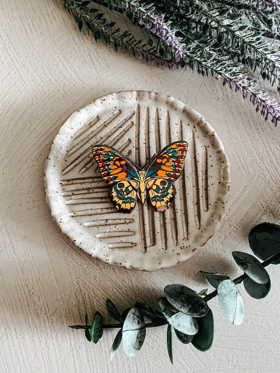 Multi Colored Butterfly Enamel Pin Butterfly Enamel Pin Butterfly Pin Badge  Butterfly Brooch Cute Butterfly Pin 