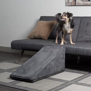 14 Tall Pet Ramp for Couch by Royal Ramps Charcoal Gray (Dark)