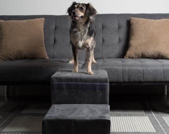 14" Tall Foam Dog Stairs - Made in USA