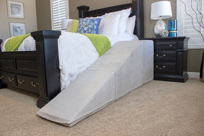 Extra Tall Pet Ramp with Landing for Beds and Couches Made in Etsy