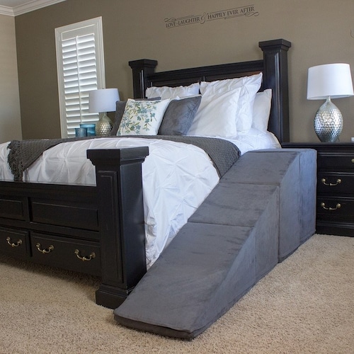 Extra Tall 28 Pet Ramp With Landing for Tall Beds Made Etsy