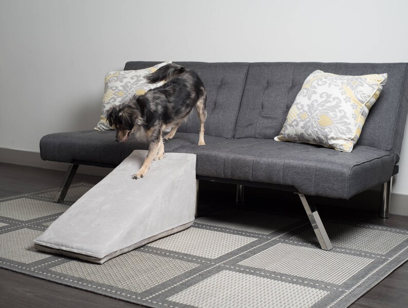 14 Tall Pet Ramp for Couch by Royal Ramps Platinum Gray(Light)