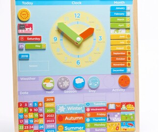 Calendrier 201 2023 Rms Toys Wooden Calendar | Etsy