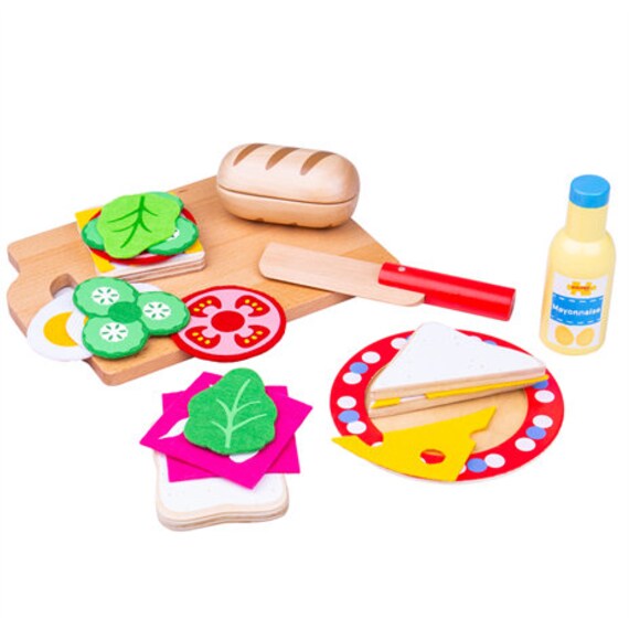 Hape Chef's Choice Wooden Play Food Basics Set