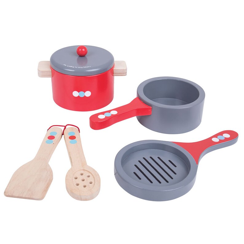 Personalised Wooden Cooking Pots and Pans Set Toddler Kitchen Etsy UK