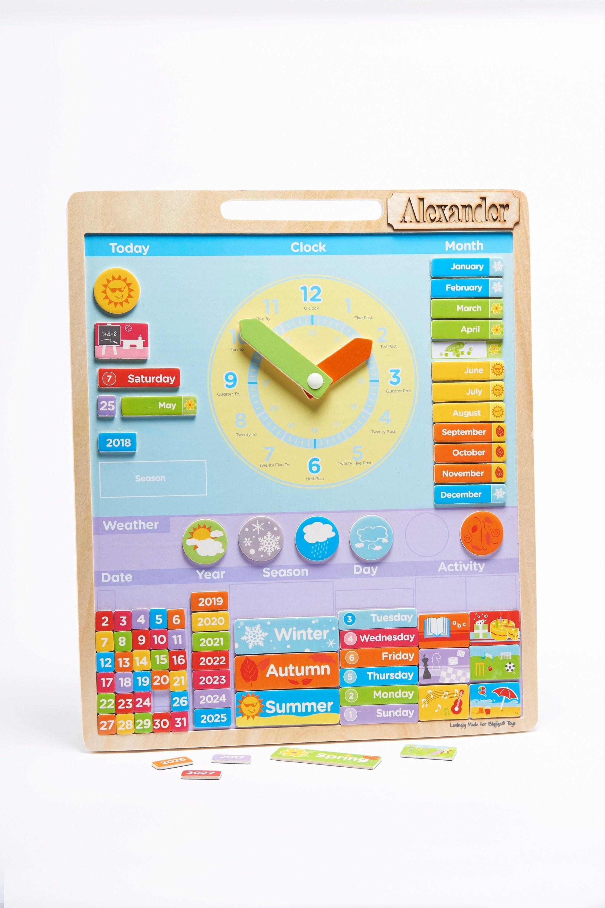 Calendrier Météorologique Magnétique Pour Enfants Premier - Temu