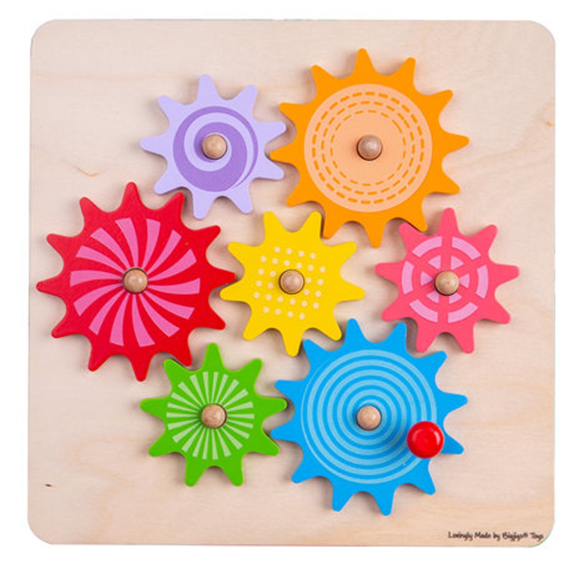 Personalised Wooden Cog Puzzle Spinning Gears and Cogs - Etsy