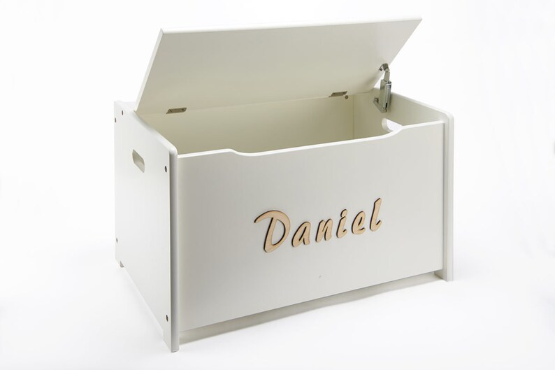 Personalised White Wooden Toy Box Kids Storage Box UK Etsy UK