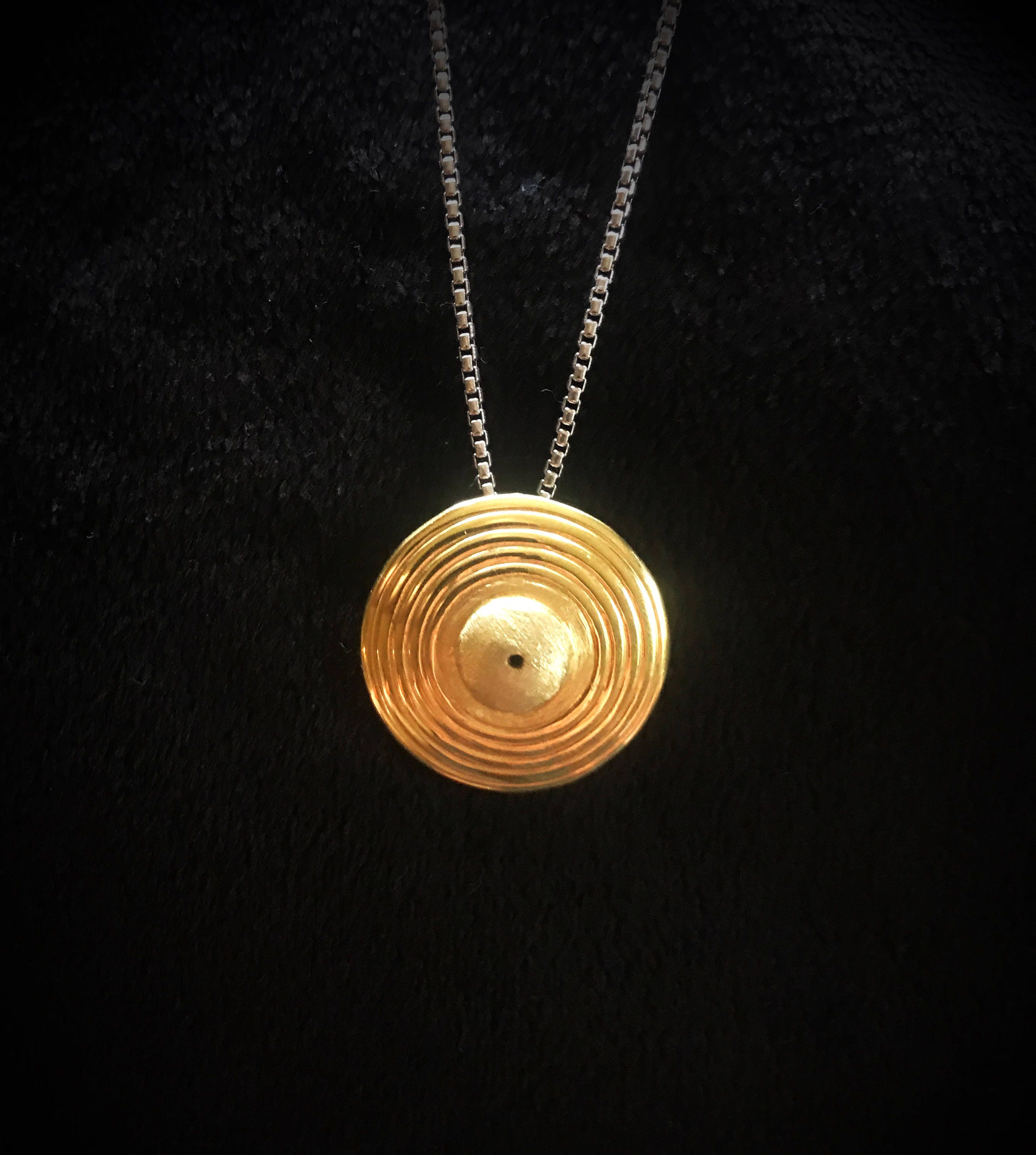 Drum Cymbal Necklace. Each piece is made to order and can be Etsy