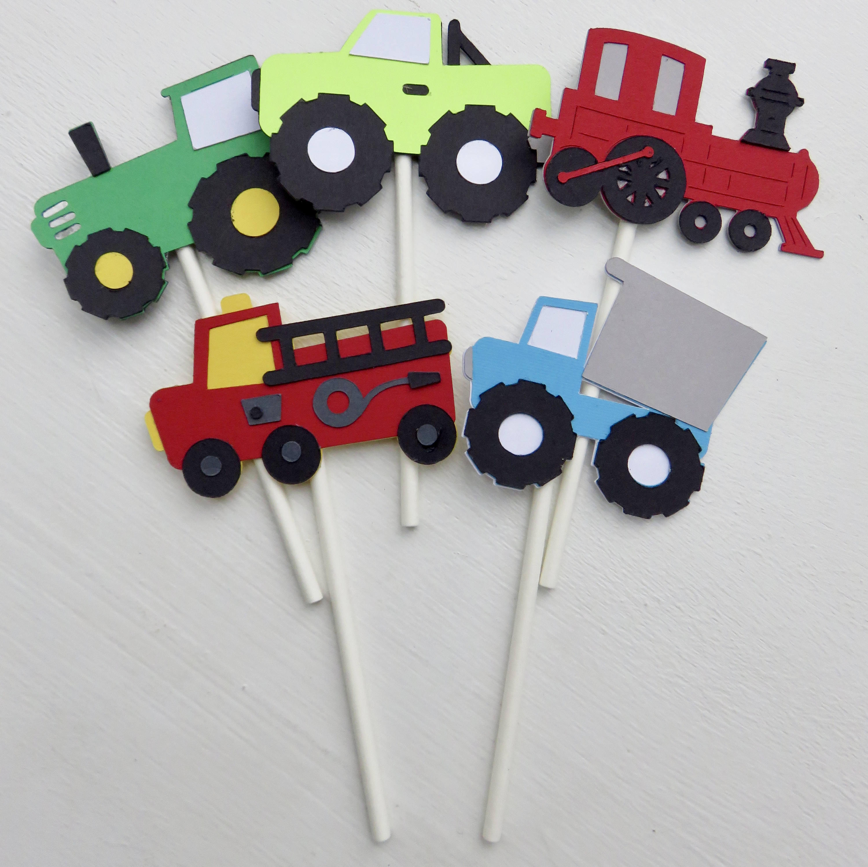 Transportation birthday Decor Trucks tractors Trains Etsy