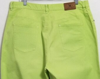 bright green jeans womens