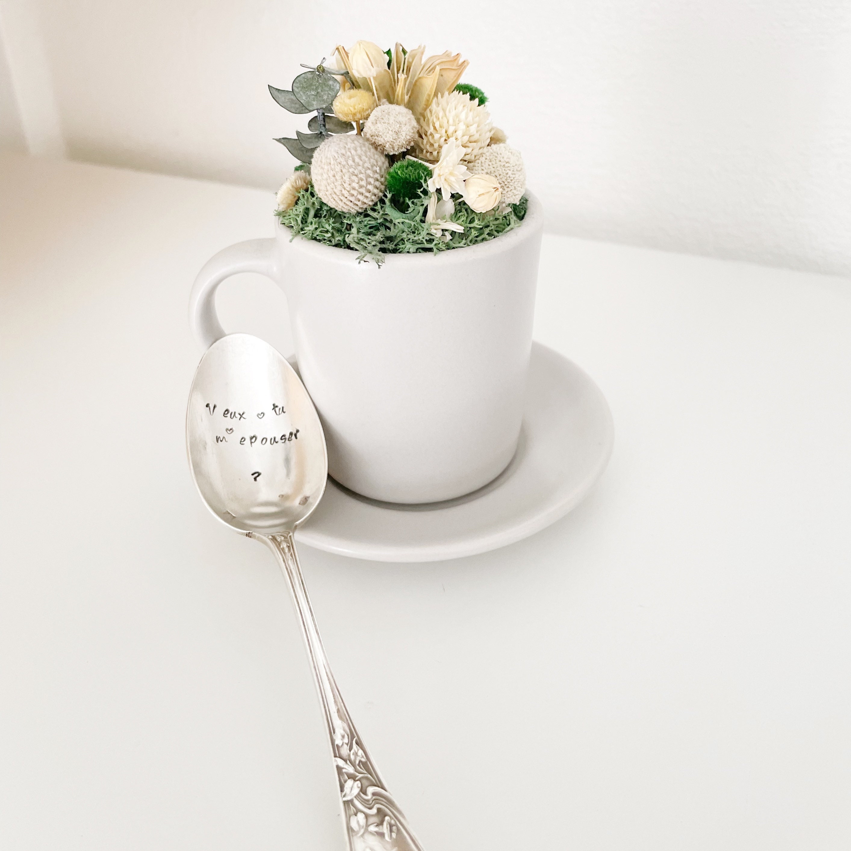 Cuillère Gravée Veux-Tu M'épouser ?