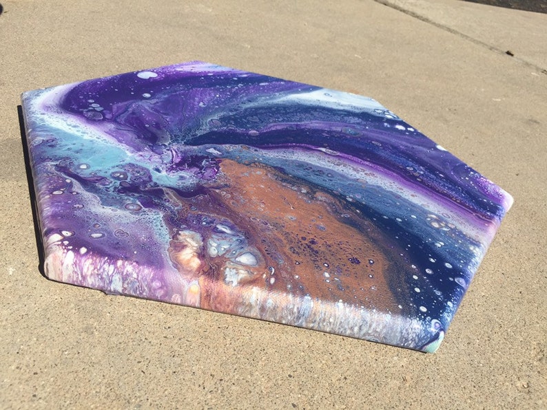 wall art resin art Fluid art home decor- acrylic painting fluid art work