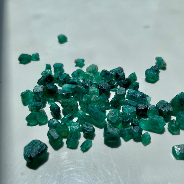 Recovered Emeralds (~ 5tcw) from an Apparent Ocean Shipwreck (sold in a parcel of 4 pieces)