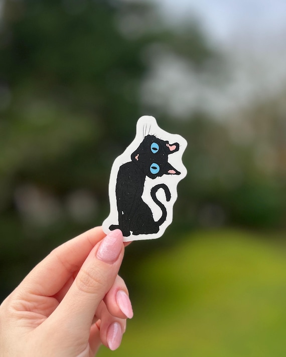Coraline Cat Sticker