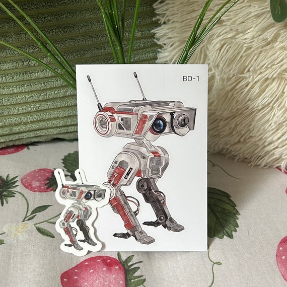 BD-1 A6 Print & Sticker Bundle