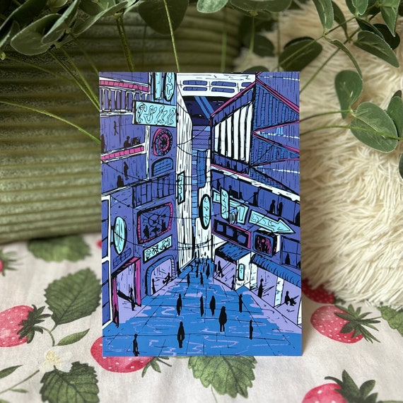 Dystopian City A5 Print