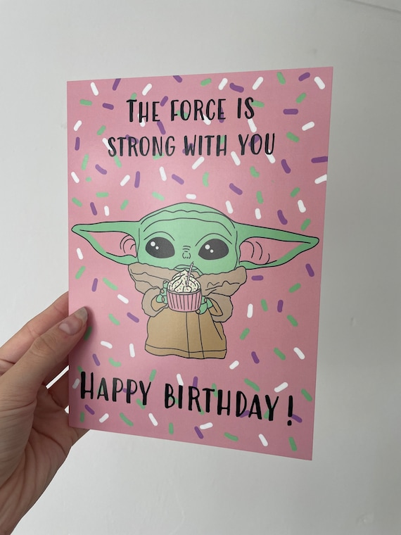 Baby Yoda Greetings Card