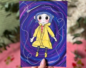 Coraline Doll A5 Print