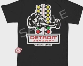 This is a BLACK Detroit Dragway® T-Shirt.  The shirt is brand new.
